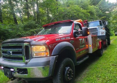 TA Towing LLC's fully-equipped tow truck ready for roadside assistance in Terra Alta, WV
